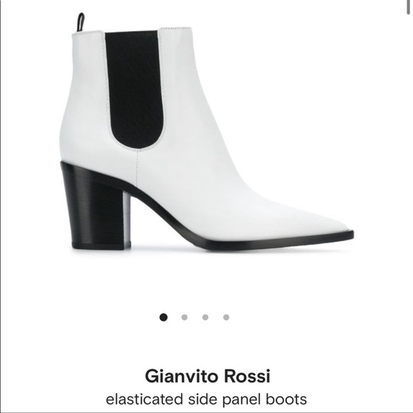 GIANVITO ROSSI WESTERN CHELSEA BOOTIES 38 - Picture 1 of 12
